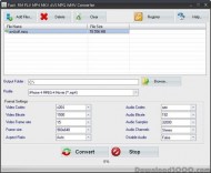 Fast RM FLV MP4 MKV AVI MPG WMV Converter screenshot